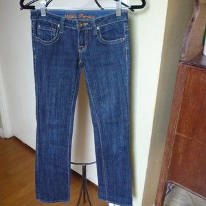 ANGEL PREMIUM JEANS USA SZ 1 NEVER WORN BOOT CUT STRETCH